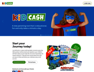 kidcash.webflow.com screenshot