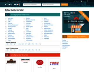 kidderminster.cylex-uk.co.uk screenshot