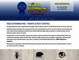 kiddexterminating.com screenshot