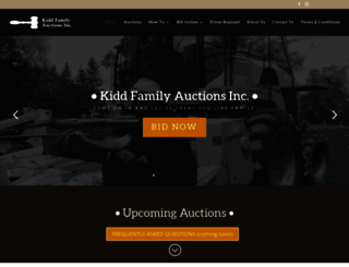 kiddfamilyauctions.com screenshot