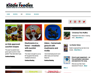 kiddiefoodies.com screenshot