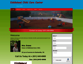 kiddielandclarksville.com screenshot