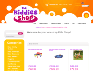 kiddies-shop.co.uk screenshot