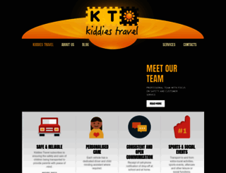 kiddiestravel.co.za screenshot