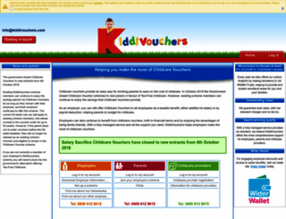 kiddivouchers.com screenshot