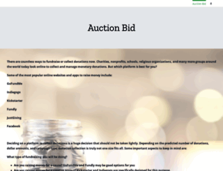 kiddoonlineauction.auction-bid.org screenshot