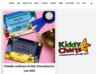 kiddycharts.com screenshot