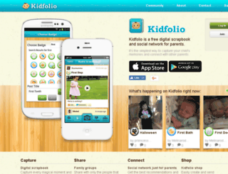 kidfolio.alt12.com screenshot