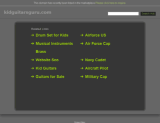 kidguitarsguru.com screenshot