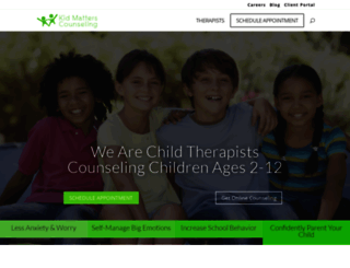 kidmatterscounseling.com screenshot