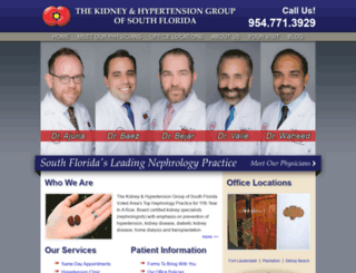 kidney-group-of-south-florida.com screenshot