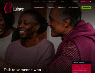 kidney.ca screenshot
