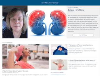 kidneycancer.newlifeoutlook.com screenshot