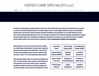 kidneycareohio.com screenshot