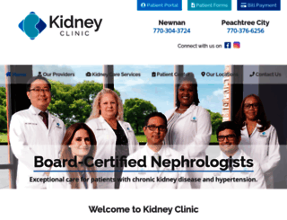kidneyclinicnewnan.com screenshot