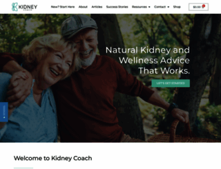 kidneycoach.com screenshot