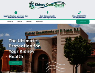 kidneyconsultantsofelpaso.com screenshot