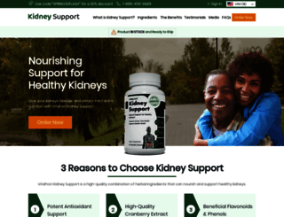 kidneysupport.net screenshot