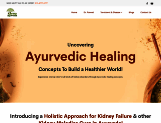 kidneytreatmentinayurveda.com screenshot