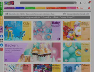 kids-party-world.de screenshot