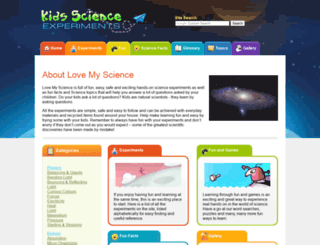 kids-science-experiments.com screenshot