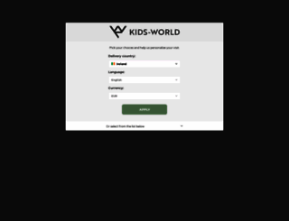 kids-world.com screenshot