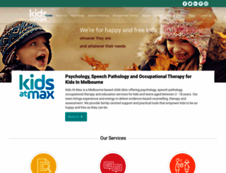 kidsatmax.com.au screenshot