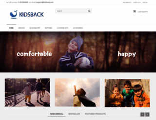 kidsback.com screenshot