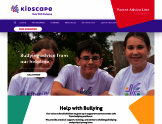 kidscape.org.uk screenshot