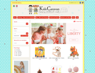 kidscaravan.co.nz screenshot
