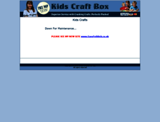 kidscraftbox.co.uk screenshot