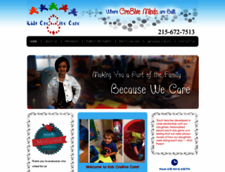 kidscre8ivecare.com screenshot