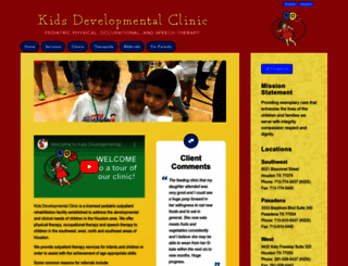 kidsdevelopmentalclinic.com screenshot