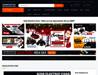 kidselectriccars.co.uk screenshot