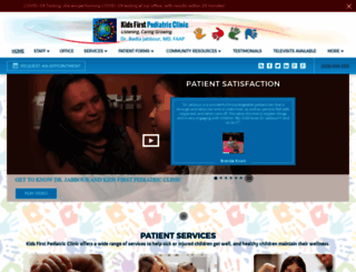 kidsfirstclinic.com screenshot