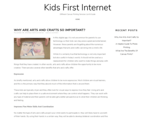 kidsfirstinternet.org screenshot