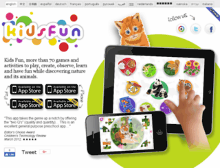 kidsfun-for-ipad-and-iphone.com screenshot