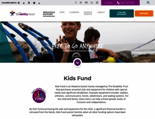 kidsfund.org.au screenshot