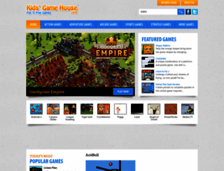 kidsgamehouse.com screenshot