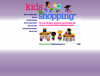 kidsgoshopping.com screenshot