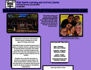 kidskastlelearningandactivitycenter.com screenshot