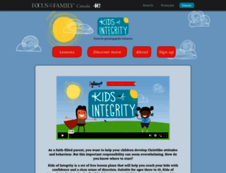 kidsofintegrity.com screenshot