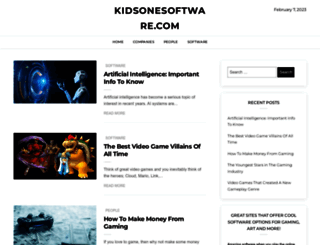 kidsonesoftware.com screenshot