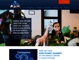 kidsplanetacademy.com.au screenshot