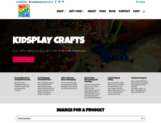 kidsplaycrafts.com.au screenshot