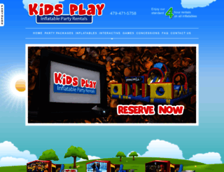 kidsplayrentals.com screenshot