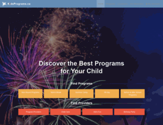 kidsprograms.ca screenshot