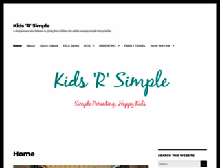 kidsrsimple.com screenshot