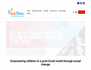 kidsthrive.org.au screenshot