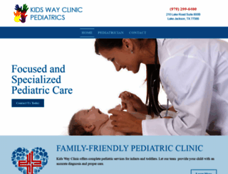 kidswayclinic.com screenshot